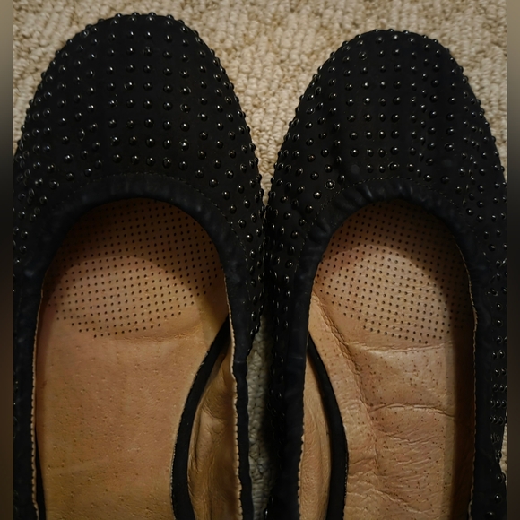 Corso Como Black Studded Ballet Flats | Size 9.5 (Fits Like 9) - Picture 4 of 8